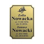 Plakietka Zofia Nowacka