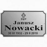 Plakietka Janusz Nowacki